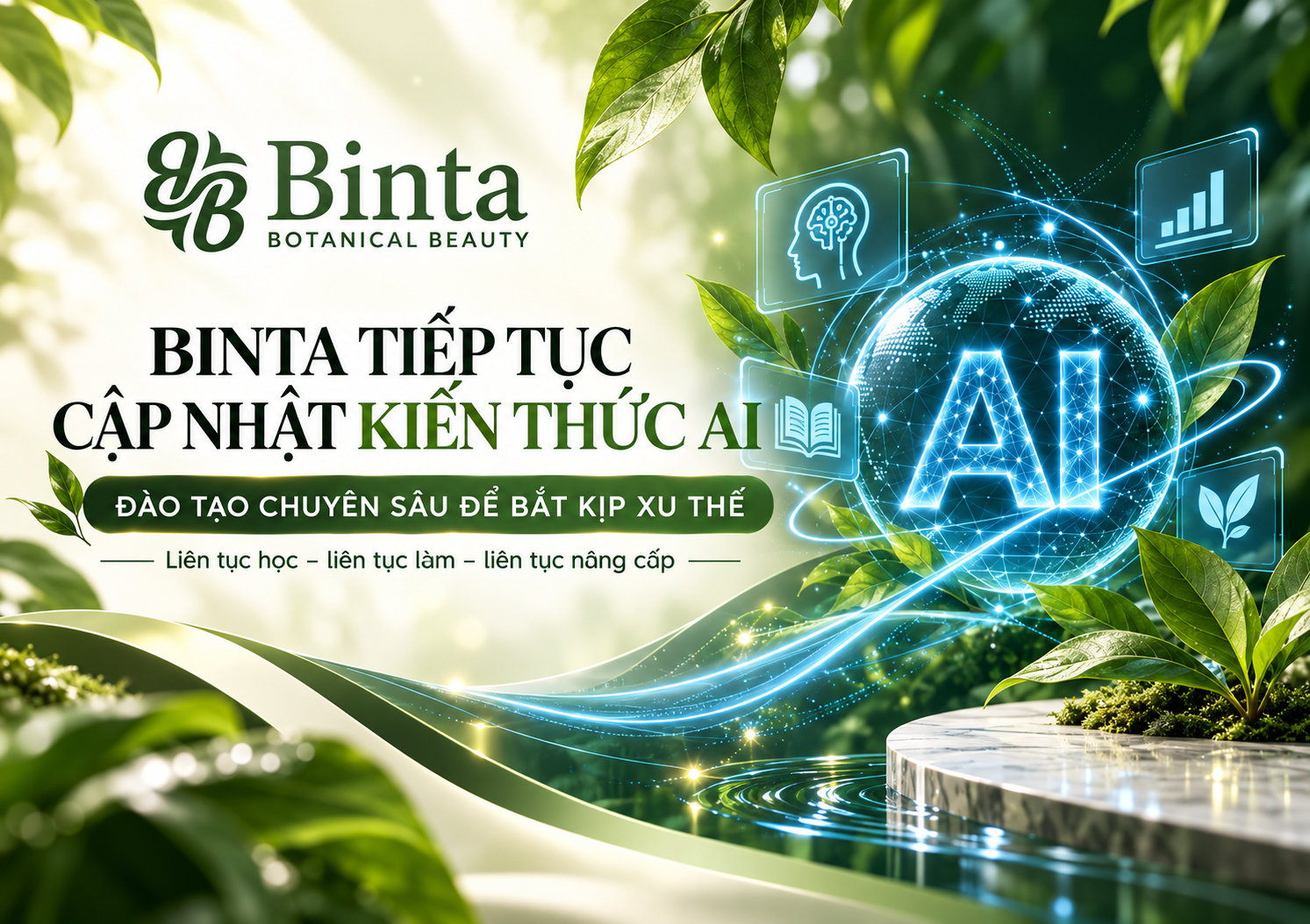 Binta liên tục cập nhật kiến thức AI – Đào tạo chuyên sâu để bắt kịp xu thế