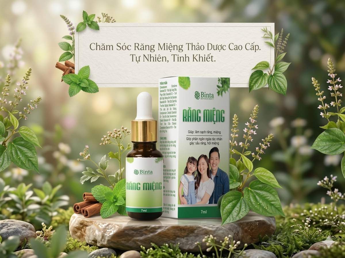 Tinh Dầu Răng Miệng Binta: Bí Quyết Ngăn Ngừa Sâu Răng, Sún Răng Cho Bé Từ Sức Mạnh Thảo Mộc