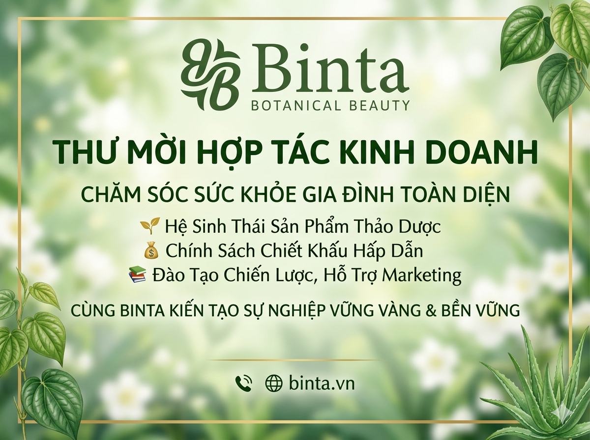 Thư Mời Hợp Tác Kinh Doanh Cùng BINTA