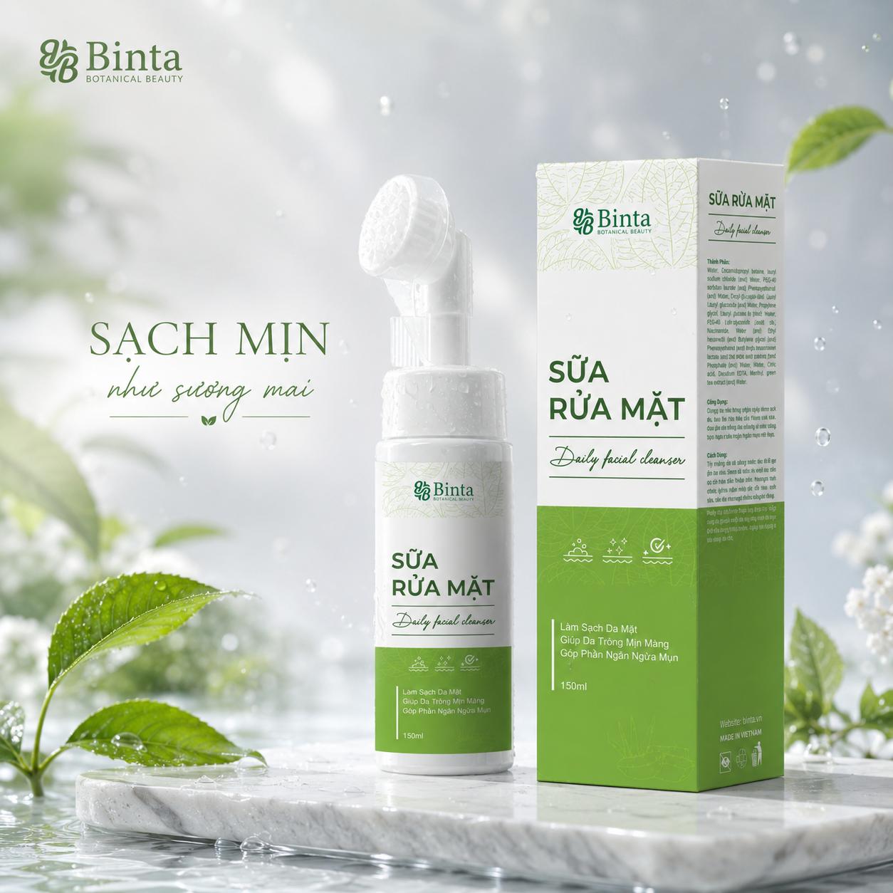 Sữa rửa mặt Binta