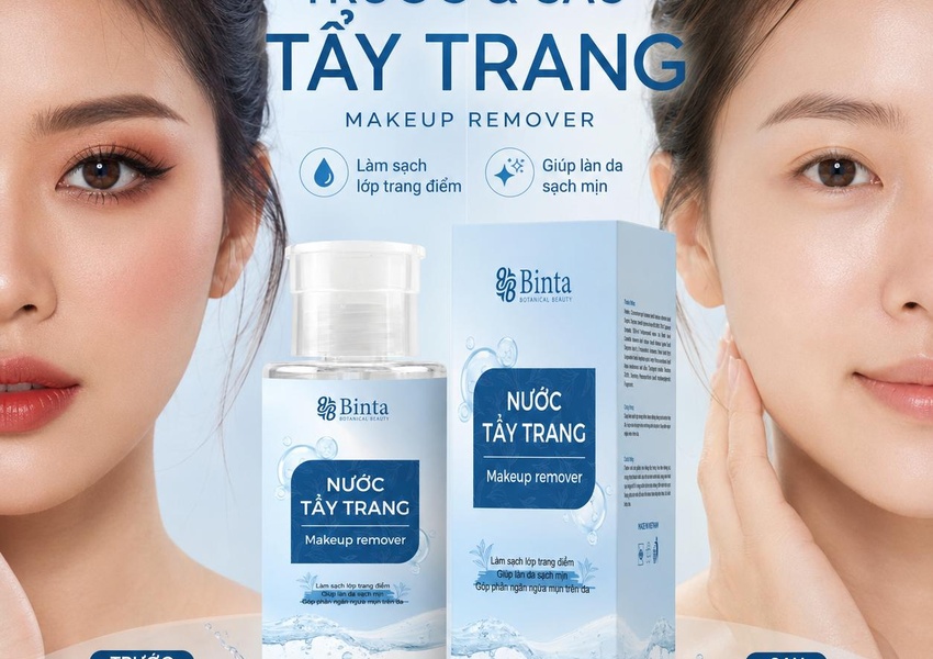 Nước Tẩy Trang Làm Sạch Sâu Không Khô Da – Bí Quyết Cho Làn Da Sạch Thoáng Mỗi Ngày
